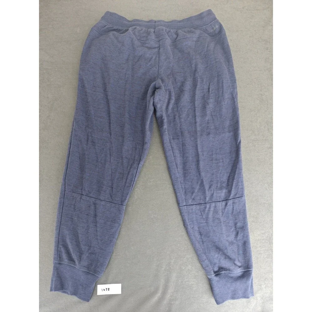 Spyder Active Men's XL Blue Heather Jogger Sweatpants Zip Pocket Fleece Pants